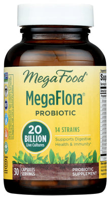PROBIOTIC MEGAFOOD MEGAFLORA 30 CAP   '051494102053