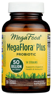 PROBIOTIC MEGAFOOD MEGAFLORA+ 30CAP   '051494102176