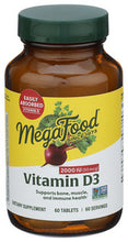 D3 2000IU MEGAFOOD 60CAP   '051494102213