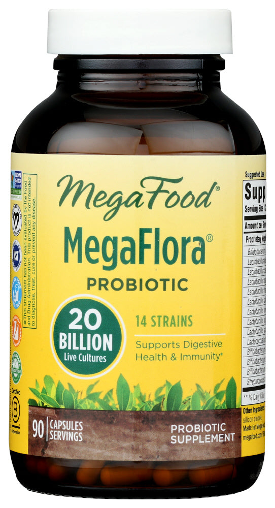 MEGAFLORA PROBIOTIC 20 BILLION (90CT)  '051494102282
