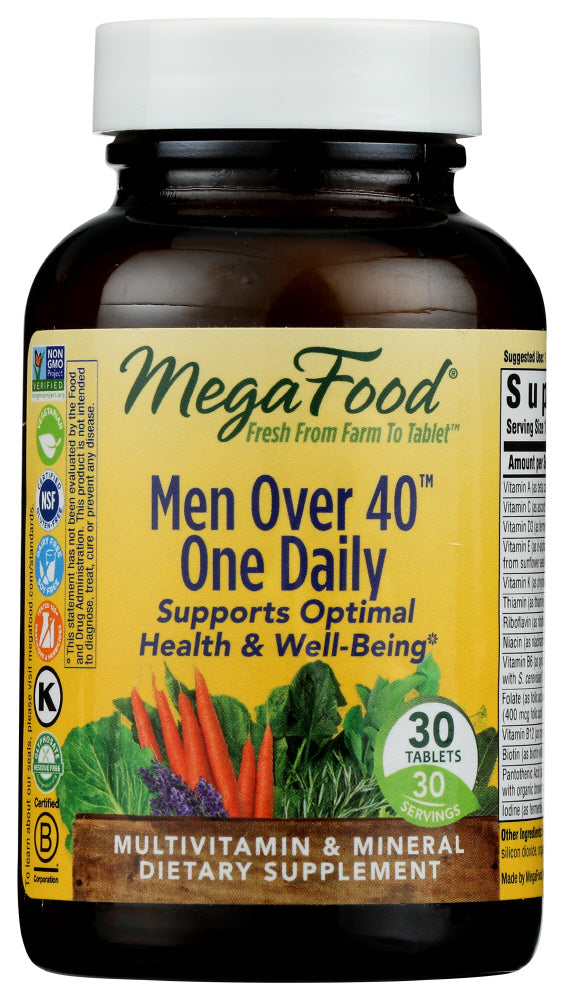MEN OVER 40 ONE DAILY (30CT) MEN OVER 40 ONE DAILY MULTIVITAMIN '051494102688