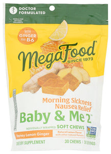 NAUSEA RELIEF MEGAFOOD CHEWS   '051494103975