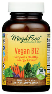 VITAMIN B12 MEGAFOOD 30TAB VEGAN   '051494120019