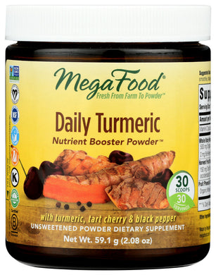 DAILY TURMERIC MEGAFOOD 2.08OZ POWD   '051494601389