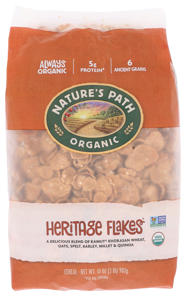 CEREAL NATURE'S PATH HERITAGE FLAKE ECO-PAC  32 OZ  '58449770213