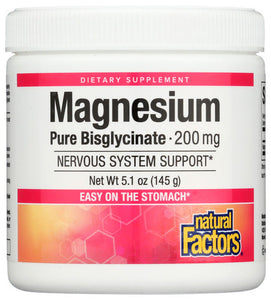 MAGNESIUM BIS NATURAL FACTORS POWDE   '068958016429