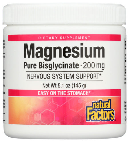 MAGNESIUM BIS NATURAL FACTORS POWDE   '068958016429