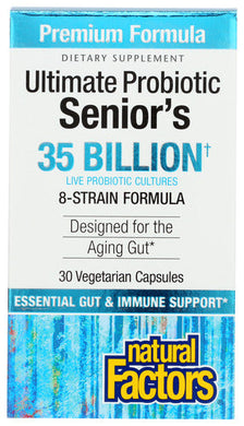 PROBIOTIC SENIOR NATURAL FACTORS   '068958018140