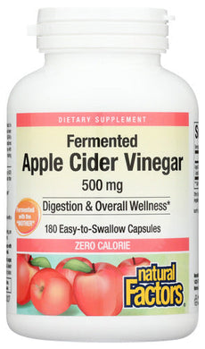 APPLE CIDER VINEGAR NAT FACTORS 180    '068958020563