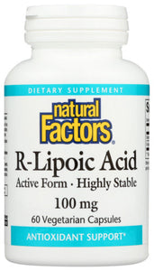 R LIPOIC ACID NATURAL FACTORS   '068958020945
