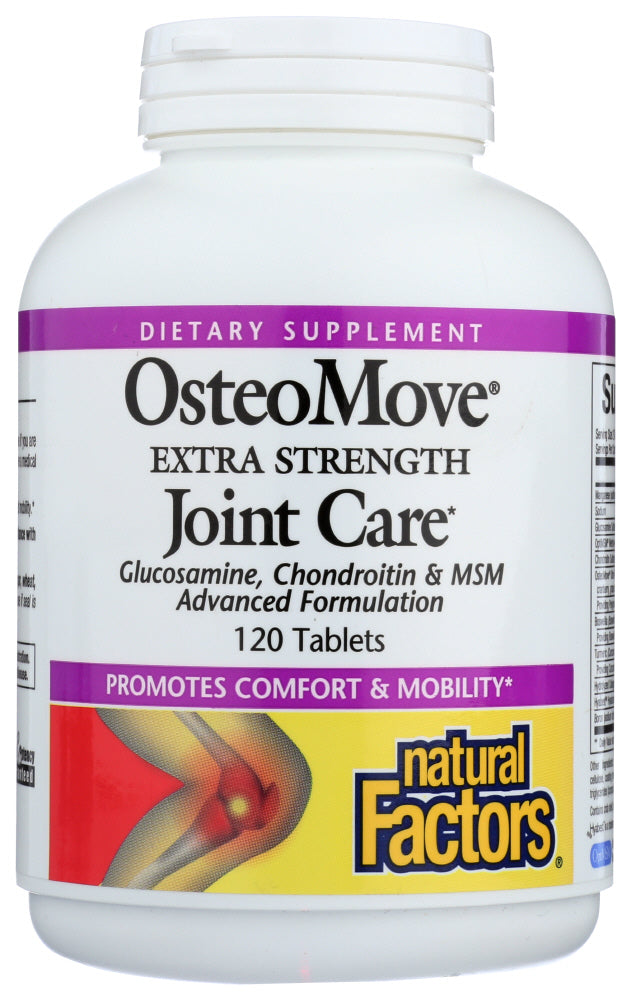 OSTEOMOVE NATURAL FACTORS OSTEO MOVE EXTRA STRENGTH JOINT CARE DIETARY SUPPLEMENY, 120 COUNT '068958026848
