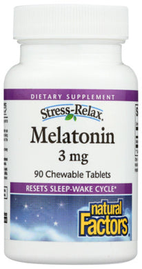 MELATONIN 3MG NATURAL FACTORS   '068958027159