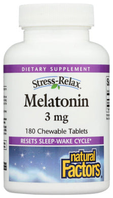 MELATONIN 3MG NATURAL FACTORS 180   '068958027166
