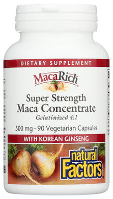 MACA CONCENTRATE NATURAL FACTORS   '068958045375