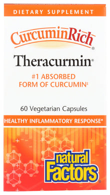 THERACURMIN NATURAL FACTORS 60VCAP    '068958045382