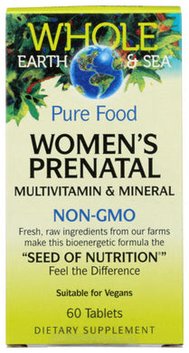 PRENATAL WHOLE EARTH 60 TABS   '068958355177