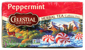 TEA CELESTIAL SEASONING PEPPERMINT   20 CT  '70734000089