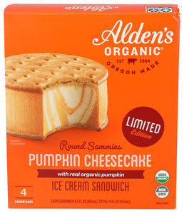 ICE CREAM BAR ALDENS PUMPKIN CHEESE   '072609052698