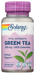 GREEN TEA SOLARAY 30 VCAP   '076280036589