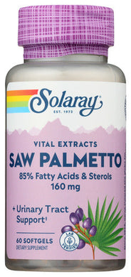 SAW PALMETTO SOLARAY 60SG 160MG   '076280037821