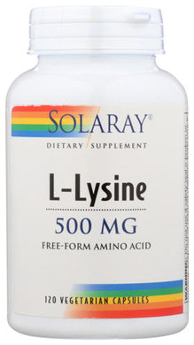 L-LYSINE SOLARAY 120CAP 500MG   '076280049411