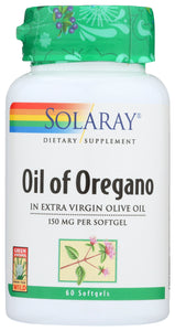 OIL OF OREGANO SOLARAY 60SG   '076280082524