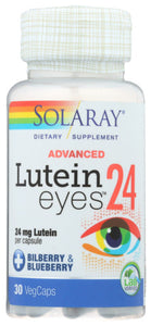 LUTEIN EYES ADV SOLARAY 30VCAP 24MG   '076280832174