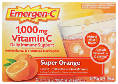 EMERGEN-C 30PK SUPER ORANGE   '076314302031