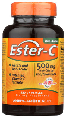 ESTER C AMERICAN HEALTH 500MG  120  '076630169615