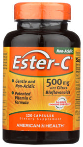 ESTER C AMERICAN HEALTH 500MG  120  '076630169615