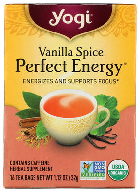 TEA YOGI VAN SPICE PERFECT ENERGY   '076950203280