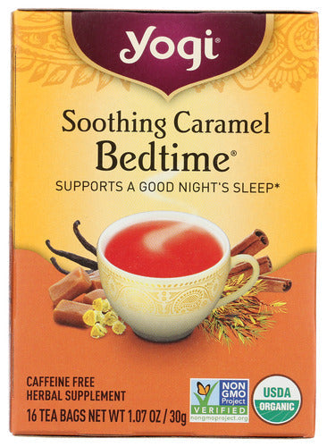 TEA YOGI BEDTIME CARAMEL   '076950203532