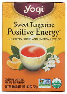 TEA YOGI POSITVE ENERGY SWEET TANG    '076950204553