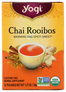 TEA YOGI REDBUSH CHAI   '076950415331