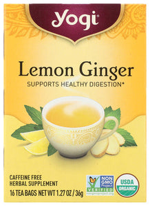 TEA YOGI LEMON GINGER   '076950450172