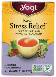 TEA YOGI KAVA STRESS RELIEF   '076950450301