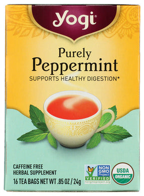 TEA YOGI PURE PEPPERMINT    '076950450479