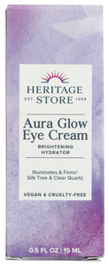 EYE CREAM HERITAGE STORE AURA GLOW   '076970910618