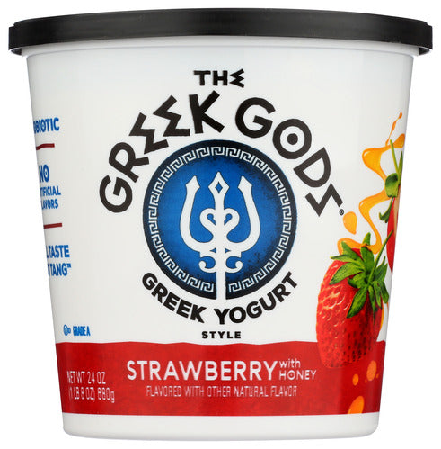 YOGURT GREEK GODS HONEY STRAWBERRY   24 OZ    '078355570059