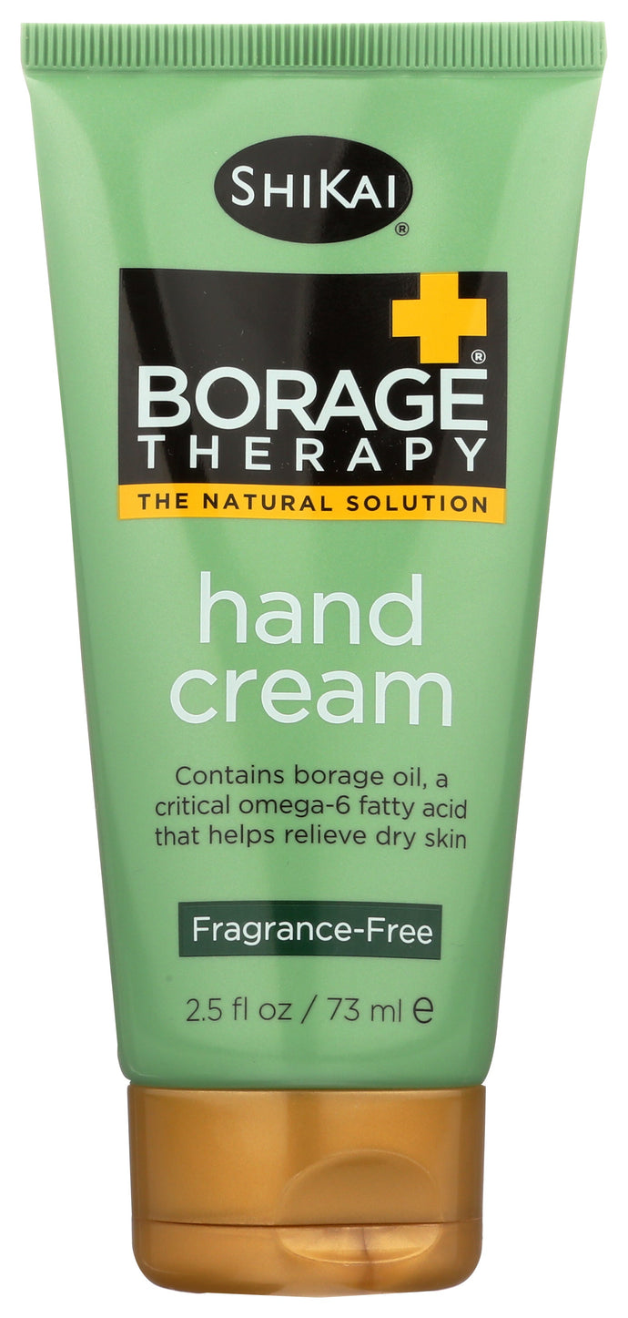HAND CREAM SHIKAI HAND CREAM, BORAGE THERAPY, 2.5 FL. OZ. '081738402229