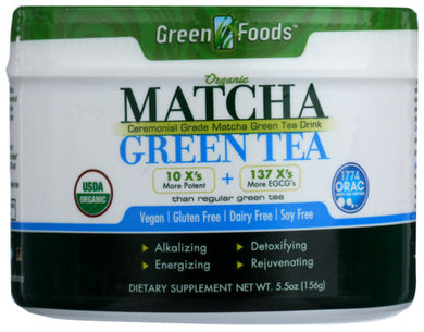 MATCHA & GREEN TEA GREEN FOODS 5.5   '083851209006