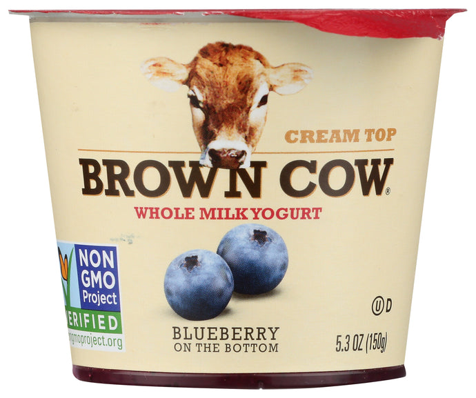YOGURT BROWN COW BLUEBERRY WHOLE MILK   5.3 OZ  '088194340034