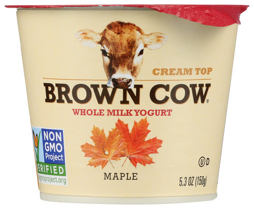 YOGURT BROWN COW MAPLE CREAM WHOLE MILK   5.3 OZ  88194703143