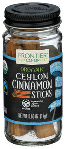 CINNAMON STICKS FRONTIER CEYLON OG  '089836183651