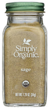 SPICE SIMPLY ORGANIC SAGE 1.2OZ   '089836190789