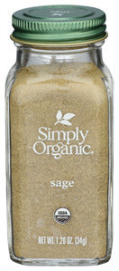 SPICE SIMPLY ORGANIC SAGE 1.2OZ  '089836190789