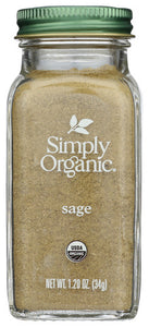 SPICE SIMPLY ORGANIC SAGE 1.2OZ   '089836190789