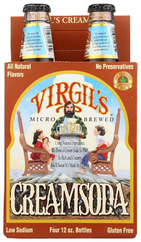SODA VIRGIL'S CREAM SODA   4/PK  '90341543212