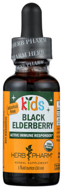 BLACK ELDERBERRY HERB PHARM 1FZ KID   '090700015190