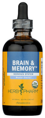 BRAIN & MEMORY TONIC HERB PHARM 4FZ   '090800000980